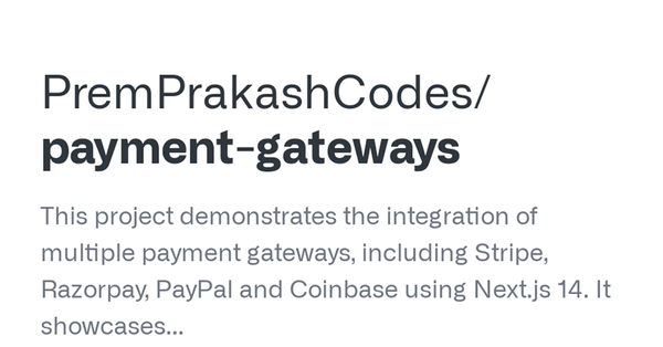 Payment Gateways